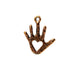 Bronze Love Hand Charm