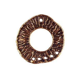 Bronze 5 to 1 - Toggle ring Free Form texture
