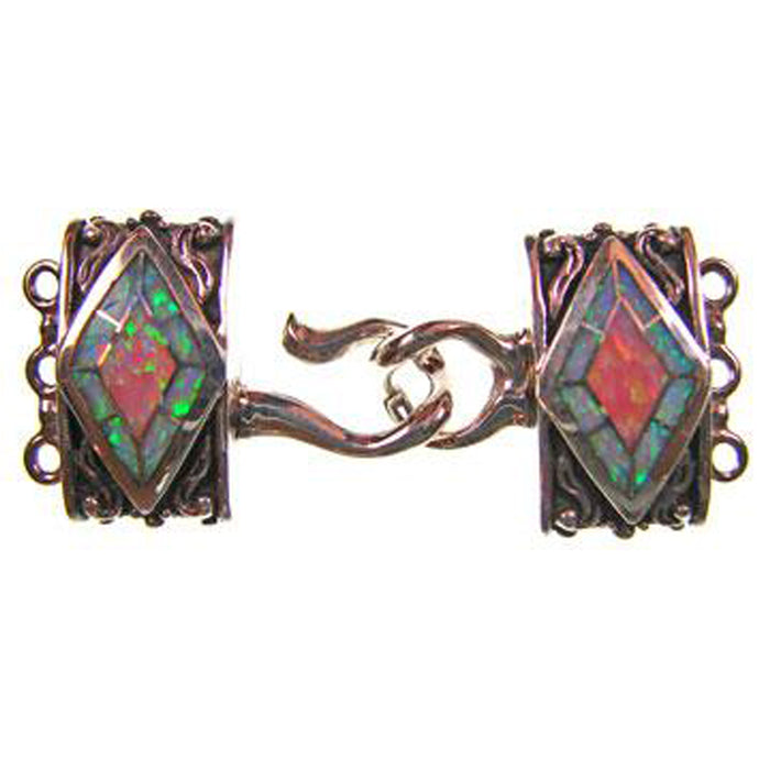 3-strd Blue and Pink Synth Opal