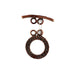 Bronze Lined Design 2 strand toggle