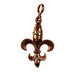 Bronze Fleur de Lis pendant
