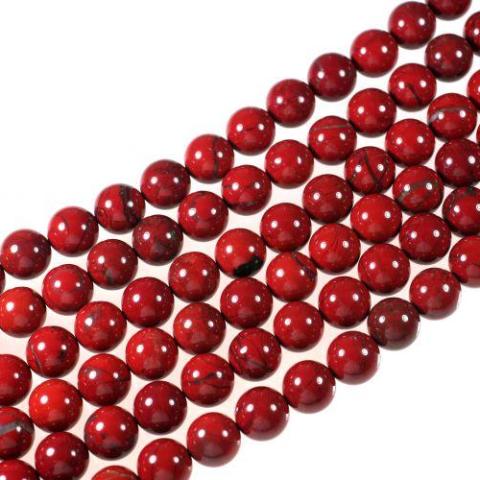 12 mm Round Red Jasper