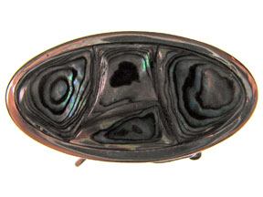 5-Strand Paua Shell Oval Box Clasp