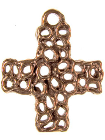 Solid Bronze AC design modern art cross