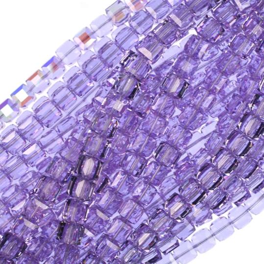 8mm Violet Swarovski Crystal