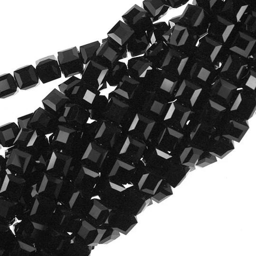 8mm Jet Swarovski Crystal