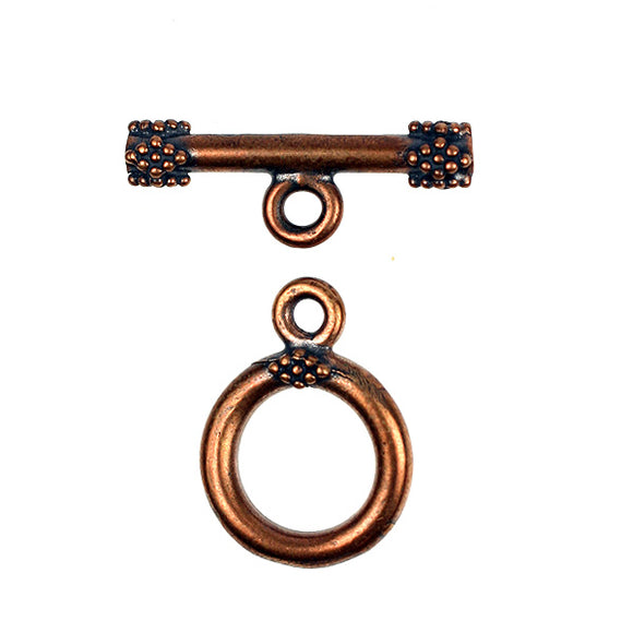 Bronze Toggle with dotted accents