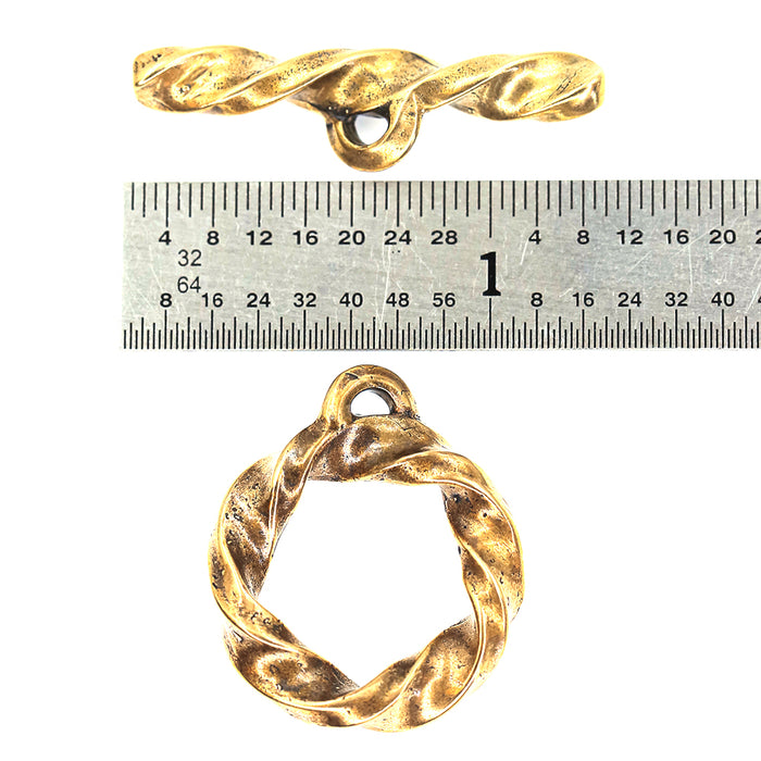 Bronze twist toggle