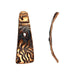 (bzbd115-9745) Bronze Shard with Pattern - Scottsdale Bead Supply