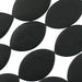 (bom018) 32x20mm Black Onyx Matte - Scottsdale Bead Supply
