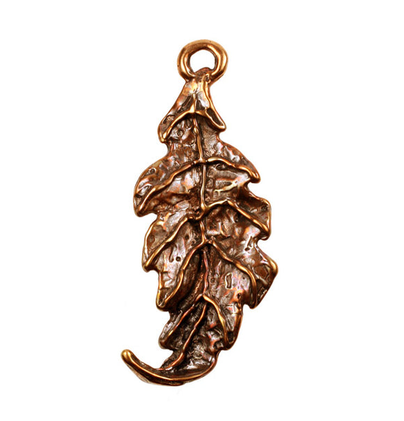 Bronze Leaf Pendant
