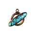 Bronze Inlay Toggle with Turquoise