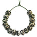 (African 001) Rattlesnake African Trade Beads - Scottsdale Bead Supply