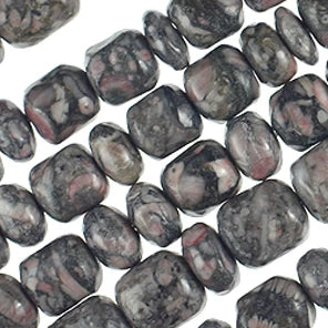 9mm Fossil Jasper Barrel and Rondell