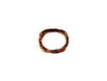 Bronze thin/oval closed jump ring