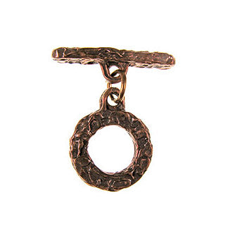 Bronze Classic circle & bar toggle, 2 part