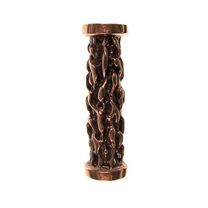 Bronze textured tube