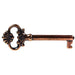Bronze Key Pendant