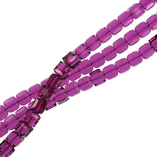 8mm Fuschia Swarovski Crystal