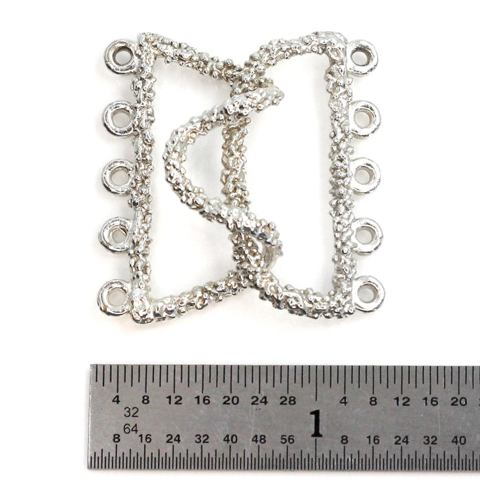 5 strand sterling hook clasp