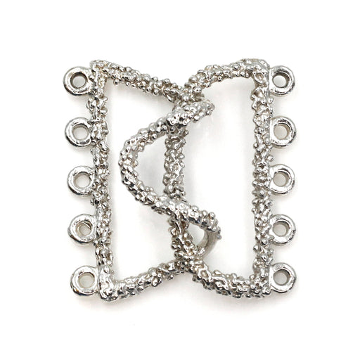 5 strand sterling hook clasp