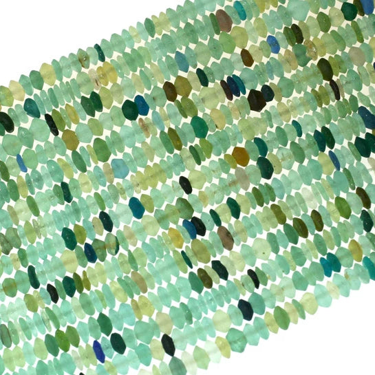 Roman Glass 5mm Rondelles
