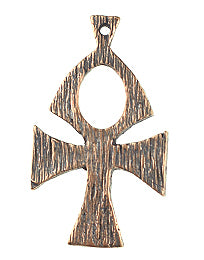 Brinz modern Ahnk or Ansata cross