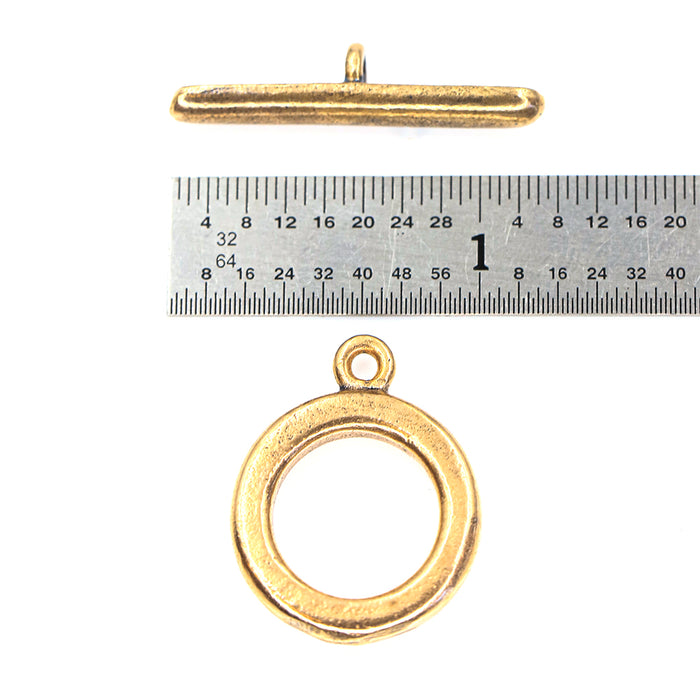 Smooth finish bronze toggle