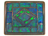 Box Clasp 5-strd Light Blue Synthetic Opal