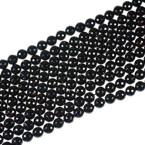 10mm Black Onyx Faceted