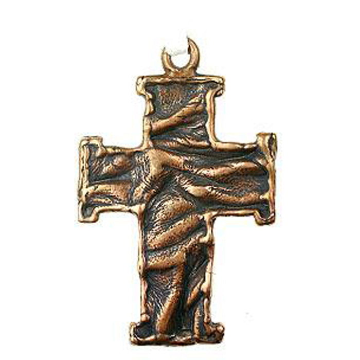 (bzp031) Bronze free form texture in a squared off design