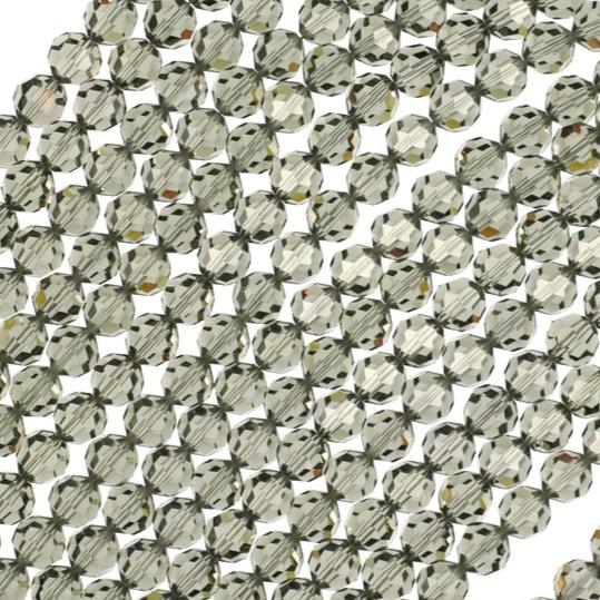 8mm Black Diamond Swarovski Crystal