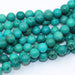 6mm round turquoise
