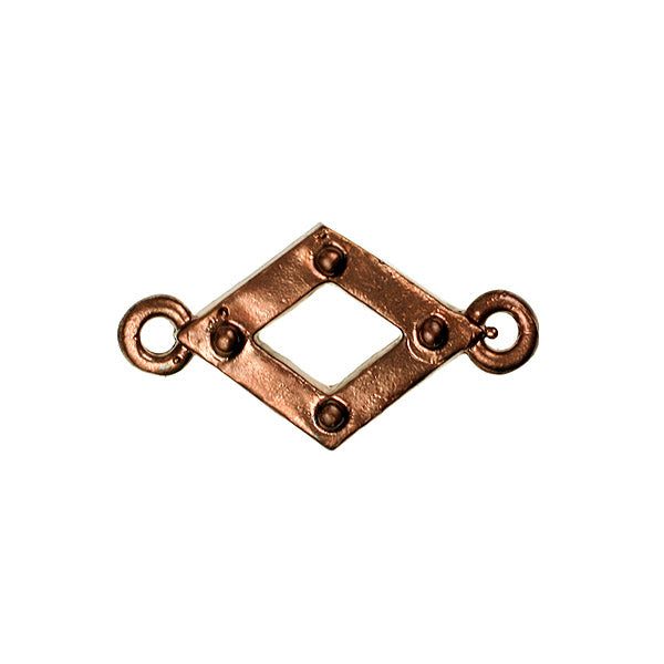 Bronze Diamond Shaped Link