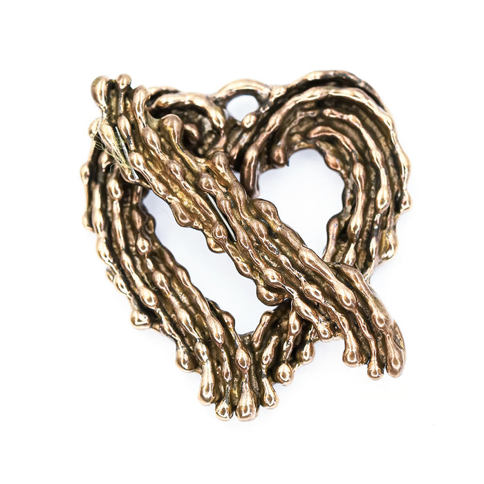 (bzct144-8723) Bronze Freeform Toggle