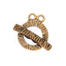 2 Strand Old World Bronze Toggle Clasp