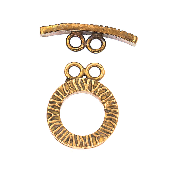 2 Strand Old World Bronze Toggle Clasp