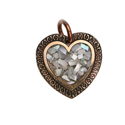 Mother of Pearl Heart Pendant