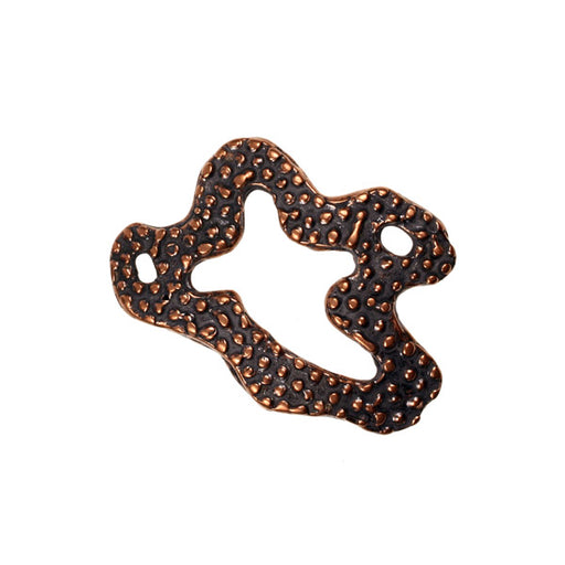 Bronze Textured Free Form Link