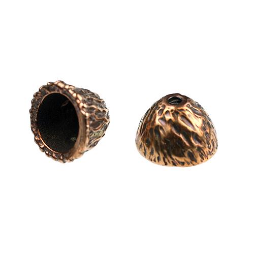 Bronze Textured Bead Cone