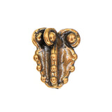(bzbd132-N0327) Bronze Textured Bead