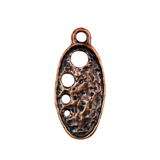 Oval Pendant with Openings