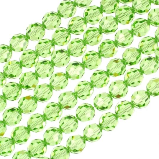 10mm Peridot 5000 Swarovski Crystal