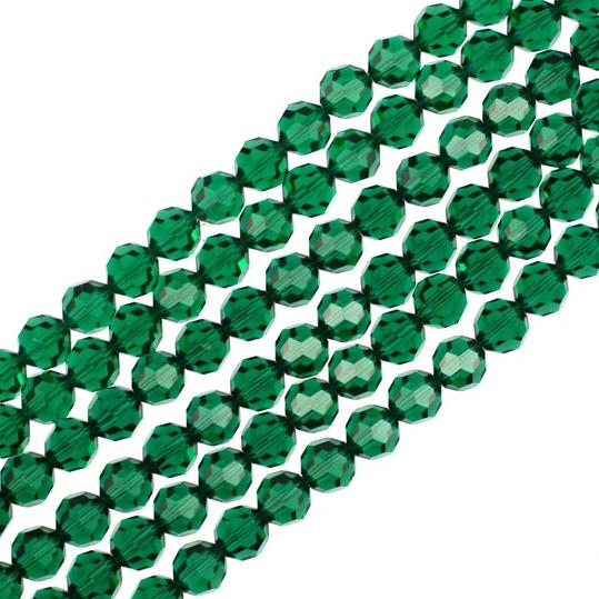 8mm Emerald Swarovski Crystal