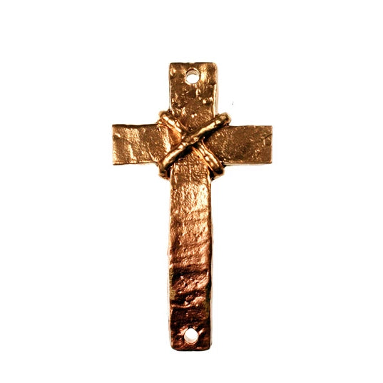 Bronze Cross Link - slightly arched