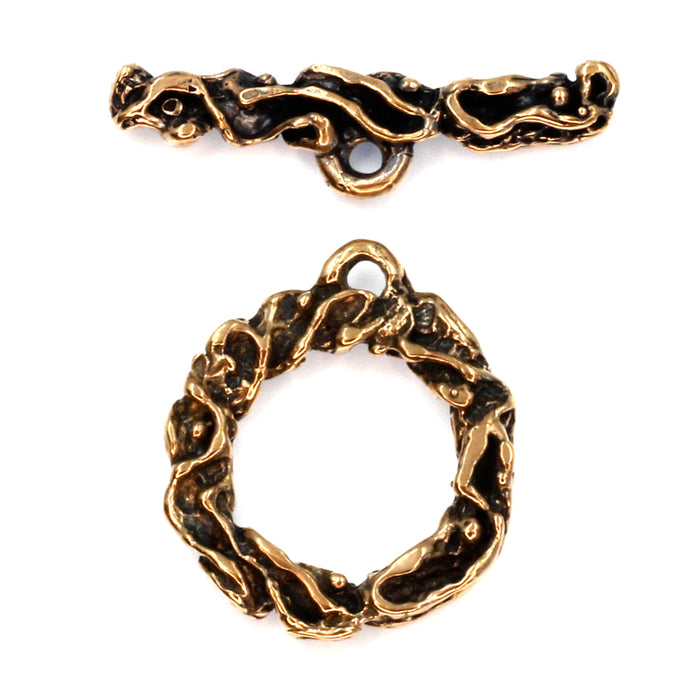 Old World Bronze textured toggle 8592