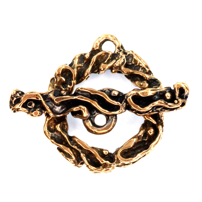 Old World Bronze textured toggle 8592