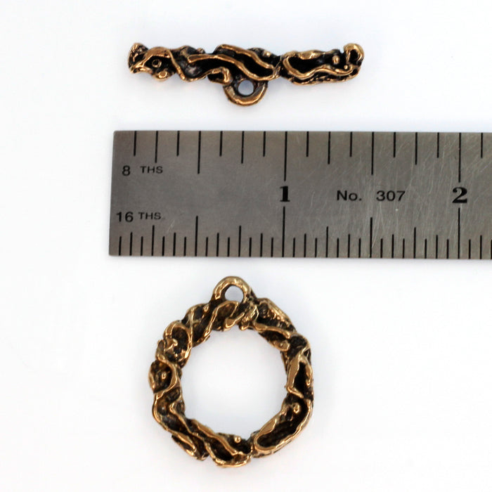 Old World Bronze textured toggle 8592