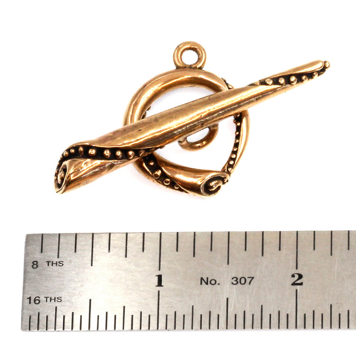 (bzct060-8755) Large Bronze Toggle