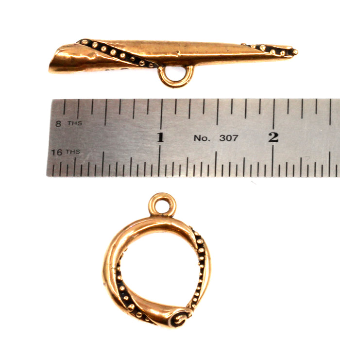 (bzct060-8755) Large Bronze Toggle